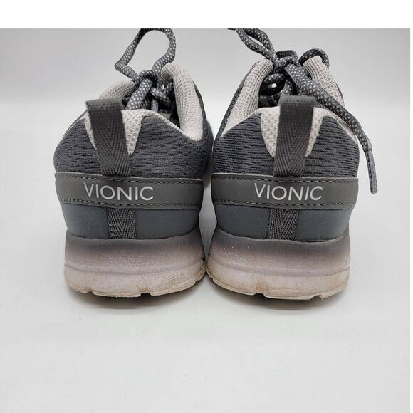 Vionic Women's Gray Lace Up Sneakers Size 6.5 Comfort Walking Exercise Shopping - Picture 6 of 8